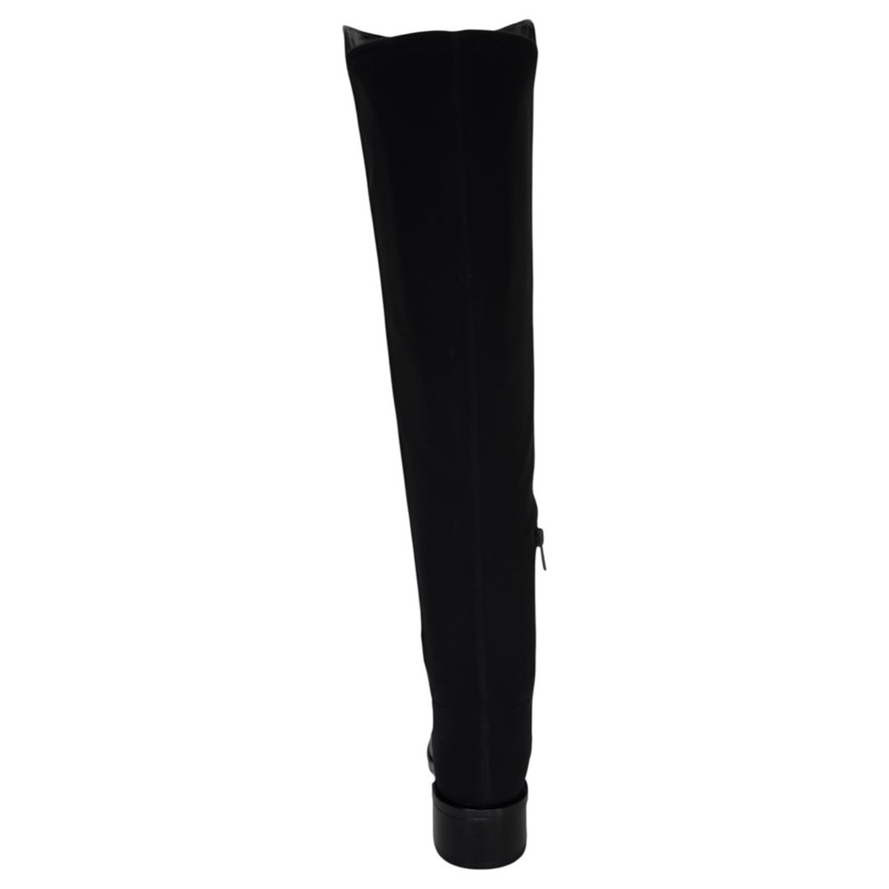 Calvin Klein Deedee Black Leather OTK Womens Boots Size 6.5M - Picture 4 of 11